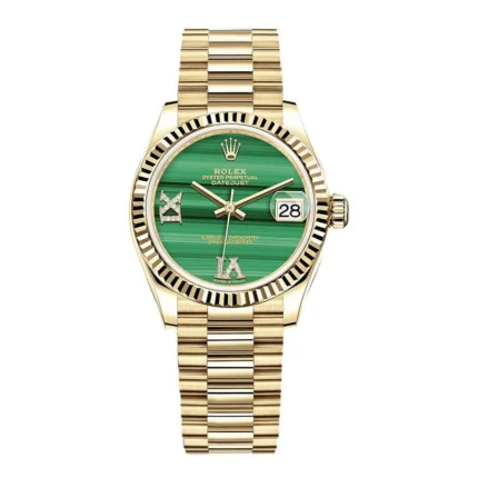 Rolex Datejust 126333 “Gold Green Dial” Signature Replica 1:1