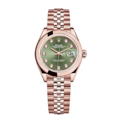 Rolex Lady-Datejust 279165 Green Diamond Dial Premium Copy 1:1