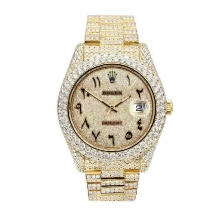 Rolex Datejust 116300 “Iced Out Arabic Dial” Collector's Copy 1:1