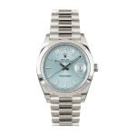 Rolex Day-Date 228206 “Ice Blue Baguette” Premium Duplicate
