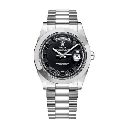 Rolex Day-Date 218206 “Black Dial” Supreme Replica Edition