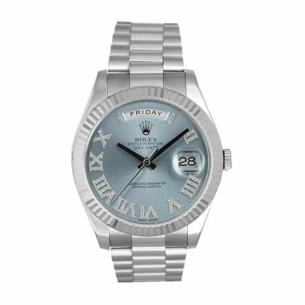 Rolex Day-Date II 218239 “Ice Blue Roman Dial” Masterpiece Replica