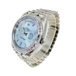 Rolex Day-Date 228396TBR “Ice Blue Baguette” Pro Clone 1:1 - Image 2
