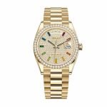 Rolex Day-Date 128348RBR “Pave Diamond Dial” Perfect Duplicate Edition
