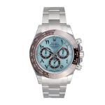 Rolex Cosmograph Daytona 116506 “Platinum Ice-Blue Arabic Dial” Mirror Replica 1:1